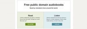LibriVox Audio learning resources